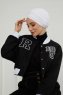 Ellie - Hvid Bomuld Turban