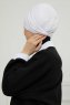 Ellie - Hvid Bomuld Turban