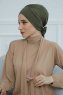 Ellie - Khaki Bomuld Turban
