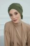 Ellie - Khaki Bomuld Turban