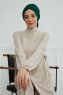 Ellie - Mørkegrøn Bomuld Turban