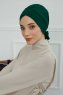Ellie - Mørkegrøn Bomuld Turban
