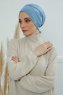 Ellie - Sky Blue Bomuld Turban