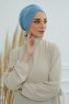 Ellie - Sky Blue Bomuld Turban