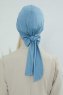 Ellie - Sky Blue Bomuld Turban