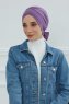 Ellie - Violet Bomuld Turban