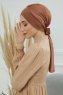 Ellie - Caramel Bomuld Turban