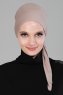 Felicia - Taupe Bomuld Turban