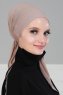 Felicia - Taupe Bomuld Turban