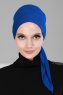 Felicia - Blå Bomuld Turban