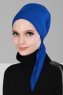 Felicia - Blå Bomuld Turban
