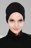 Felicia - Svart Bomuld Turban