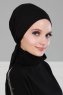 Felicia - Svart Bomuld Turban