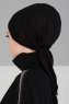 Felicia - Svart Bomuld Turban