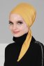 Felicia - Sennepsgul Bomuld Turban