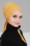 Felicia - Sennepsgul Bomuld Turban