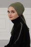 Felicia - Khaki Bomuld Turban