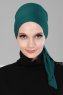 Felicia - Mørkegrøn Bomuld Turban