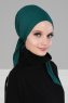 Felicia - Mørkegrøn Bomuld Turban