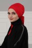 Felicia - Rød Bomuld Turban