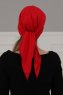 Felicia - Rød Bomuld Turban