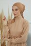Felicia - Lysebrun Bomuld Turban