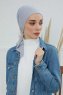 Felicia - Lysegrå Bomuld Turban