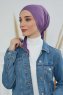 Felicia - Violet Bomuld Turban