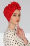 Kerstin - Rød Bomuld Turban - Ayse Turban