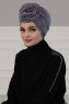 Kerstin - Grå Bomuld Turban - Ayse Turban