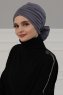 Kerstin - Grå Bomuld Turban - Ayse Turban