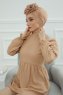 Kerstin - Sand Bomuld Turban