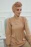 Kerstin - Sand Bomuld Turban