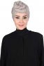 Sigrid - Taupe Bumuld Hijab - Ayse Turban