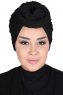 Sigrid - Sort Bumuld Hijab - Ayse Turban