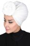 Sigrid - Creme Bumuld Hijab - Ayse Turban