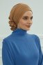 Monica - Lysebrun Bomuld Turban