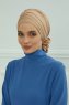 Monica - Sand Bomuld Turban