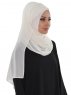 Evelina - Creme Praktisk Hijab - Ayse Turban