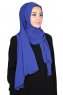 Joline - Blå Premium Chiffon Hijab