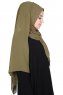 Joline - Khaki Premium Chiffon Hijab