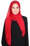 Joline - Rød Premium Chiffon Hijab
