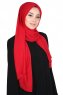 Joline - Rød Premium Chiffon Hijab