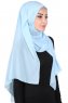 Joline - Lyseblå Premium Chiffon Hijab