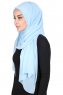 Joline - Lyseblå Premium Chiffon Hijab