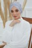 Fiona - Lysegrå Bomuld Turban