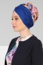 Fiona - Blå Nature Bomuld Turban