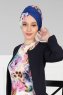 Fiona - Blå Nature Bomuld Turban
