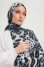 Ayten - Indigo Mønstret Hijab