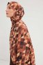 Banou - Brun Mønstret Hijab